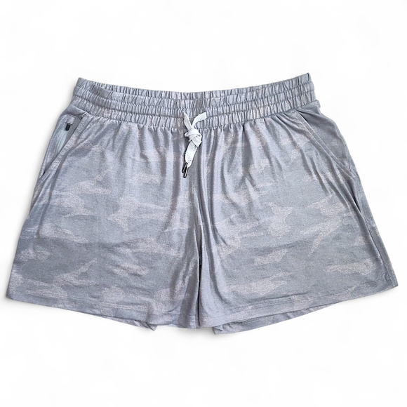 Pacific Trail Cozy Shorts Bundle 2 Pairs- Gray & Peach Pink Womens Size Large - Picture 3 of 11